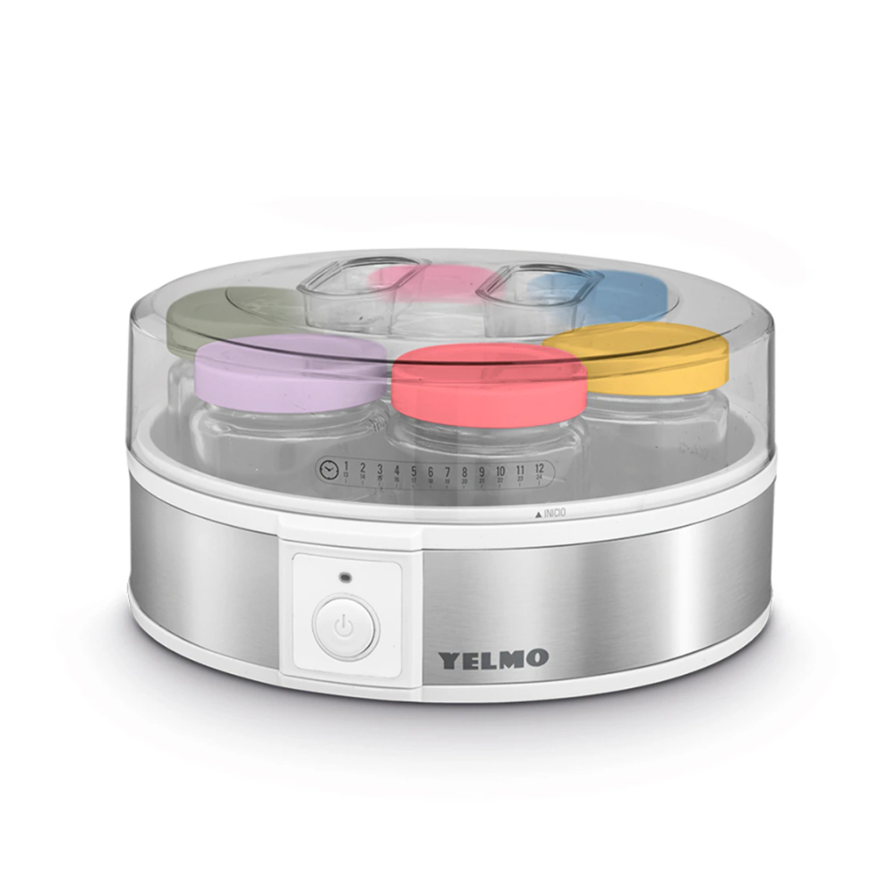 Yogurtera De 7 Frascos Yelmo De Vidrio Yg-1700
